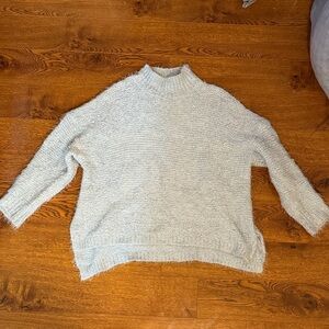 Altar'd State Light Blue Women's Turtleneck Sweater